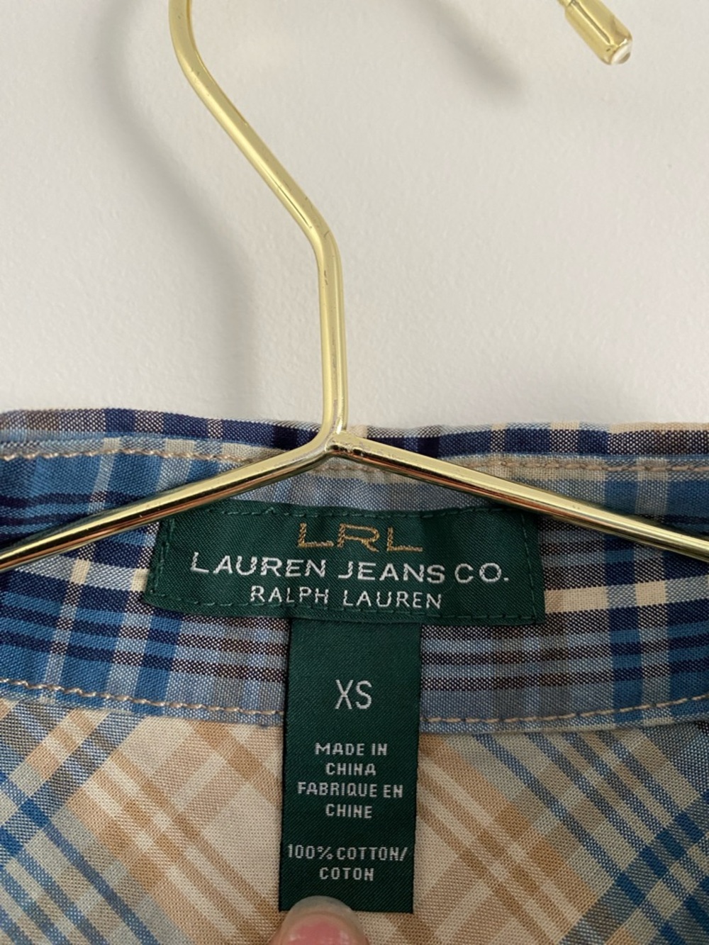 Ralph Lauren Plaid Button Down - Picture 3 of 7